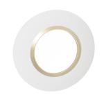 LEGRAND Plaque ronde dooxie 1 poste finition dune 600970