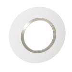 LEGRAND Plaque ronde dooxie 1 poste finition plume 600971
