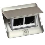 LEGRAND Pop up mobilier 4 modules  quiper livr avec kit d'installation  -  inox mat 654000