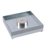 LEGRAND Bote de sol ip44 pour carrelage ou marbre 8mm  24mm d'paisseur avec sortie de cble centrale 689623