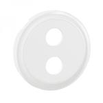 LEGRAND Enjoliveur prise banana gold simple nouveau cliane - blanc CB0312