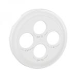 LEGRAND Enjoliveur prise tv-r-sat-sat 2 cbles nouveau cliane - blanc CB0393
