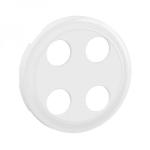 LEGRAND Enjoliveur prise banana gold double nouveau cliane - blanc CB2312