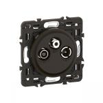 LEGRAND Prise tlvision sorties multiples nouveau cliane tv-r-sat dab+ - prmont noir CE0388