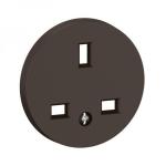 LEGRAND Enjoliveur prise 2p+t nouveau cliane standard britannique - noir CN0160