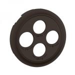 LEGRAND Enjoliveur prise tv-r-sat-sat 2 cbles nouveau cliane - noir CN0393