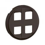 LEGRAND Enjoliveur prise quadruple rj45 nouveau cliane - noir CN4348