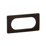 LEGRAND Plaque de finition nouveau cliane 4  5 modules - noir mat CP0108