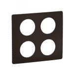 LEGRAND Plaque de finition nouveau cliane 2x2 postes - noir mat CP0109