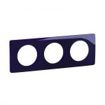 LEGRAND Plaque de finition nouveau cliane 3 postes - bleu de four CP0303