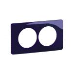 LEGRAND Plaque de finition nouveau cliane 2 postes spciale rnovation - bleu de four CP0306