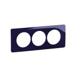 LEGRAND Plaque de finition nouveau cliane 3 postes spciale rnovation - bleu de four CP0307