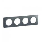 LEGRAND Plaque de finition nouveau cliane 4 postes - bleu orage CP0904