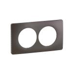 LEGRAND Plaque de finition nouveau cliane 2 postes spciale rnovation - gris cendr CP1006