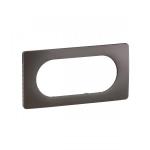 LEGRAND Plaque de finition nouveau cliane 4  5 modules - gris cendr CP1008