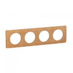 LEGRAND Plaque de finition nouveau cliane 4 postes - lige CP1304