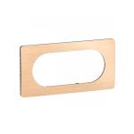 LEGRAND Plaque de finition nouveau cliane 4  5 modules - htre CP1408