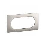 LEGRAND Plaque de finition nouveau cliane 4  5 modules - alu satin CP1708