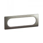 LEGRAND Plaque de finition nouveau cliane 6  8 modules - acier satin CP1811