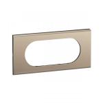LEGRAND Plaque de finition nouveau cliane 4  5 modules - nickel satin CP2108