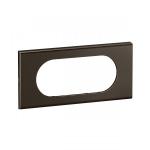 LEGRAND Plaque de finition nouveau cliane 4  5 modules - nickel sombre satin CP2208