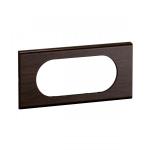 LEGRAND Plaque de finition nouveau cliane 4  5 modules - frne wengu CP2508