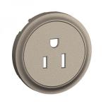 LEGRAND Enjoliveur prise 2p+t standard amricain nouveau cliane - titanium CT0131