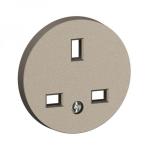 LEGRAND Enjoliveur prise 2p+t nouveau cliane standard britannique - titanium CT0160