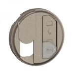 LEGRAND Enjoliveur prise simple rj45 avec reprrage mdia nouveau cliane- titanium CT0348