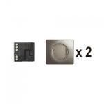LEGRAND Prt--poser nouveau cliane crer un va-et-vient, micromodule+2cdes ss fils - titanium CT0405
