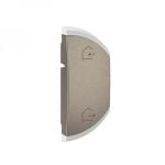 LEGRAND Enjoliveur demi-touche cliane dpart arrive montage droite -titanium CT3501