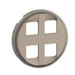 LEGRAND Enjoliveur prise quadruple rj45 nouveau cliane - titanium CT4348