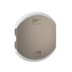 LEGRAND Enjoliveur touche large cliane variation on-off - titanium CT4503