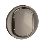 LEGRAND Enjoliveur inter ou va-et-vient avec porte-tiquette nouveau cliane - titanium CT5001