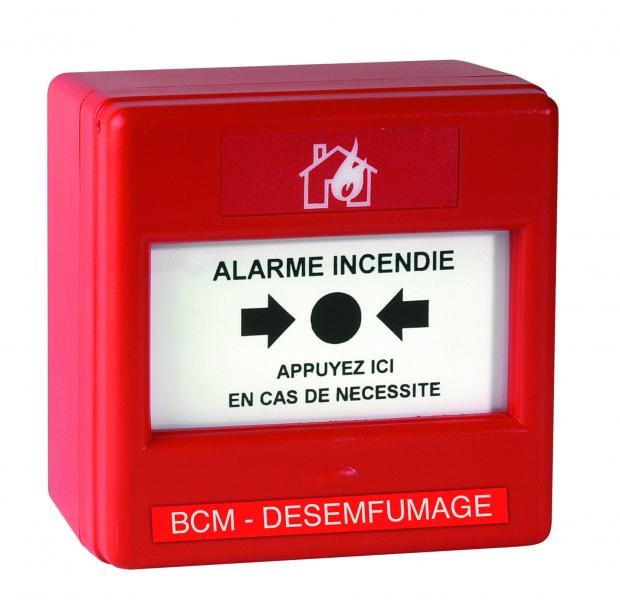 Photo BCM3000 - Coffret Membrane simple action NF - couleur rouge - DESENFUMAGE/COMPARTIMENTAGE | Ref : NUG30342A