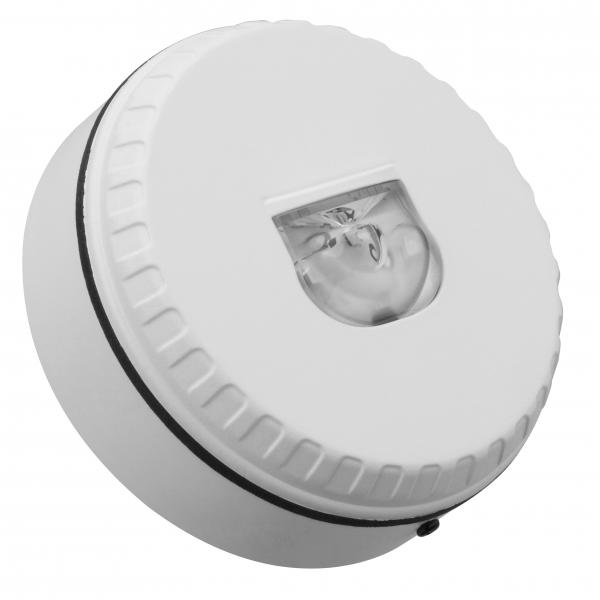 Photo Diffuseur Lumineux Solista LX W Mural avec corps blanc et LED rouge - IP33C | Ref : NUG30492