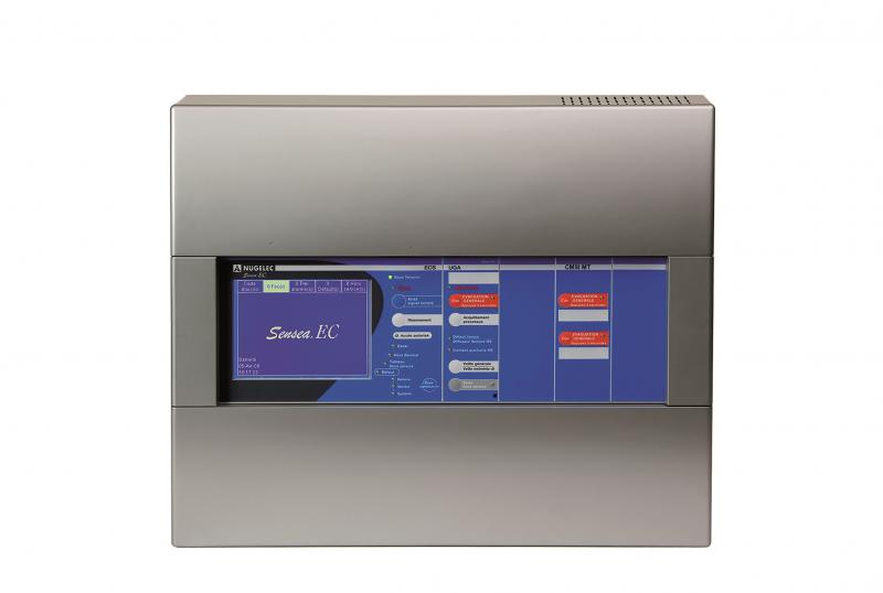 Photo Centrale SENSEA.CM adressable avec UGA et CMSI 2 lignes � Manque de Tension et �cran tactile. | Ref : NUG31810