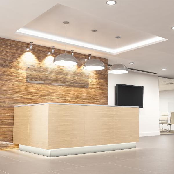 Vignette 2 produit Luminaire srie PLANETE pour source centrale. Luminaire d'ambiance DESIGN cologique. Pour sources centrales continues. 100% LED. Alimentation 220Vdc/Vac. Flux assign 400 lm - IP41 - IK07. Boitier ETA | Ref : LUM22133