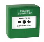 EATON COOPER SECURITE Coffret membrane simple action - couleur verte - demande ouverture NUG30344