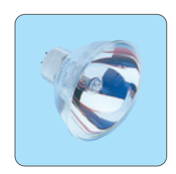 Photo Lampe halogne bi-pin GZ6.35 50x40mm 12V 100W EFP | Ref : H 164627