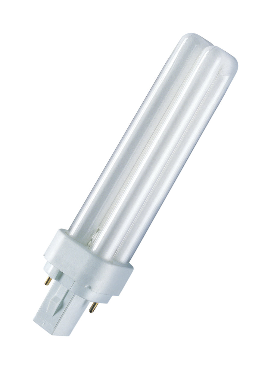 LAMPE FLUORESCENTE COMPACTE OSRAM DULUX D 26W 1800lm 3000K G24d