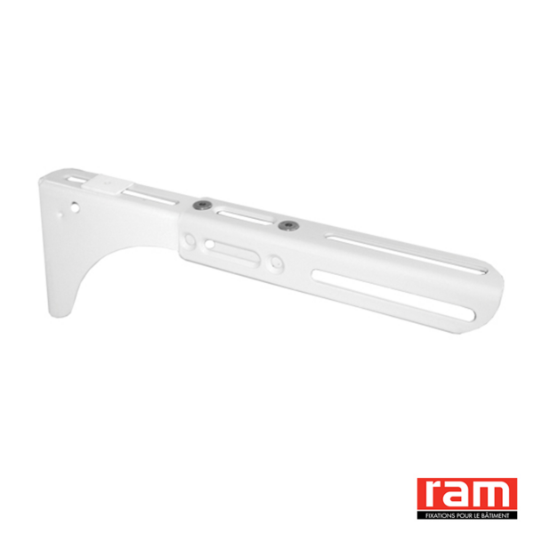 Photo Kit 2 consoles LAVABO rglable Long. 210  310 mm EPOXY BLANC | Ref : 135712