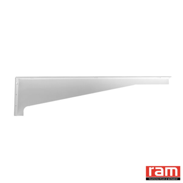 Photo CONSOLE PLAN DE TOILETTE DROIT LONGUEUR 450 MM EN EPOXY BLANC | Ref : 135715