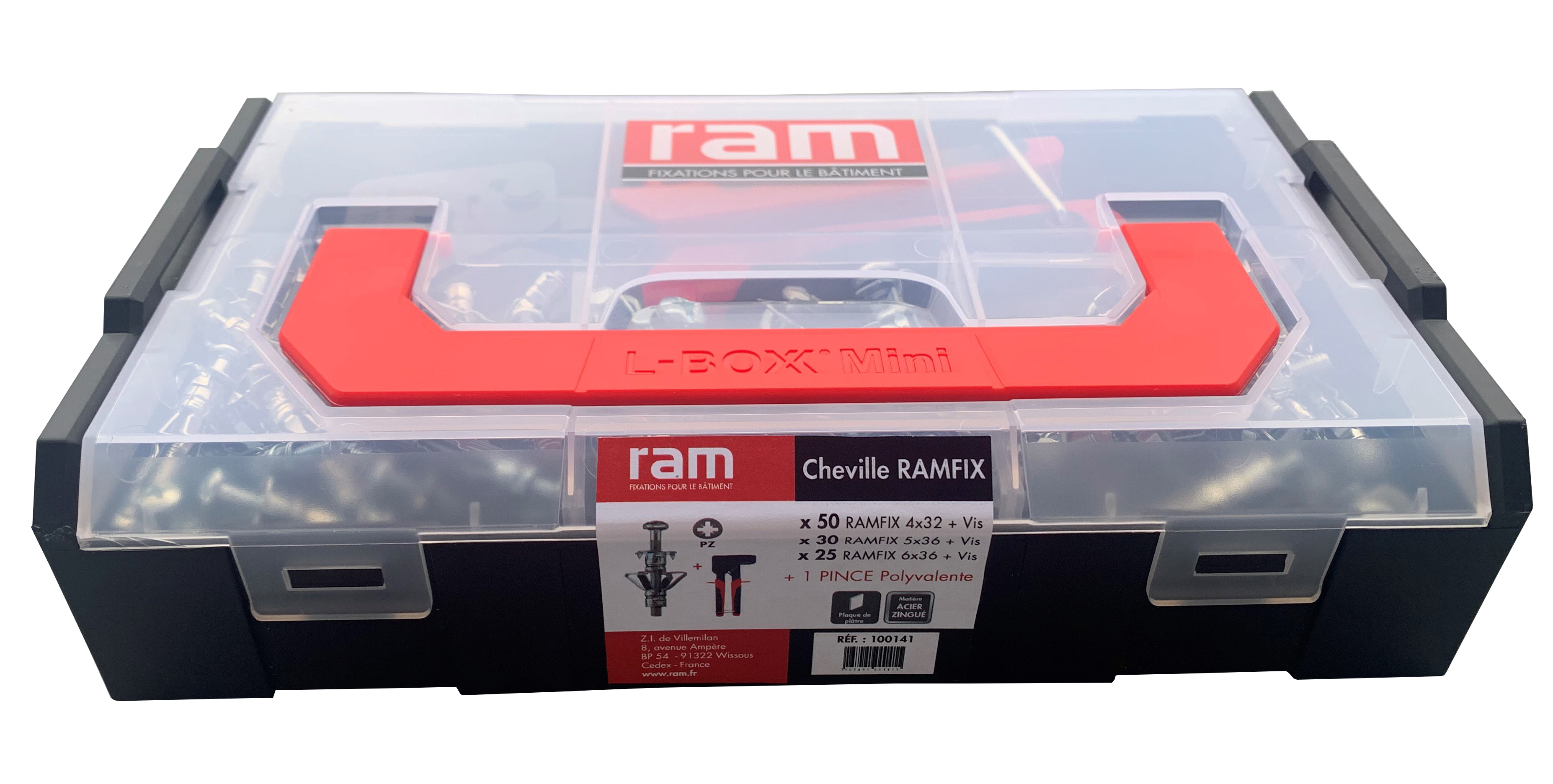 Photo MALLETTE RAMFIX + VIS + PINCE | Ref : 100141