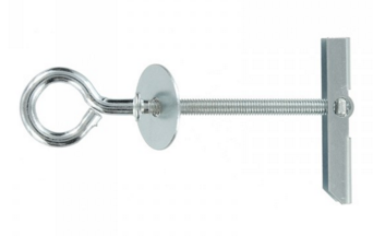 Photo BOITE PLASTIQUE DE 10 CHEVILLES A BASCULE AVEC PITON 85-5X90 (BASCULE DE 50 A 125MM) | Ref : 81179