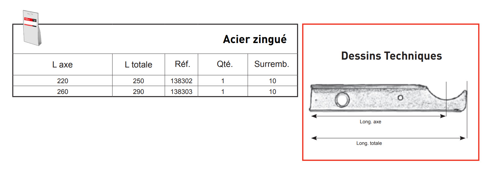 Vignette 2 produit 1 SUPPORT DE RADIATEUR  SCELLER RADIASUP | Ref : 138302