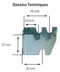 R.A.M 24 console radiateur lamellaires viss az 138449