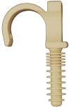 R.A.M Seau de 100 ramclip blanc simple  14 en nylon (fixation pour gaines souples. tubes gaines. per et tubes cuivre) fabrique en france (ram wissous) 55314        