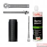 R.A.M Kit fixation chimique tamis 15x85 63509