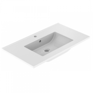 AQUARINE Luno plan de toilette 80 cm blanc brilla 824872